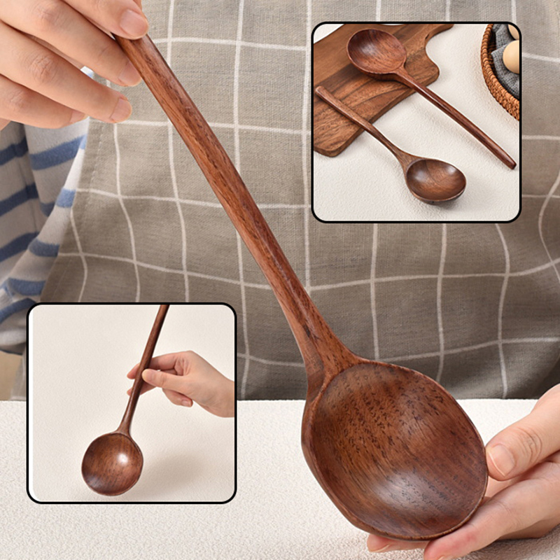 Uzun Saplı Ramen Ahşap Kaşık J - Home Cooking Meals incelemesi ve fiyatı